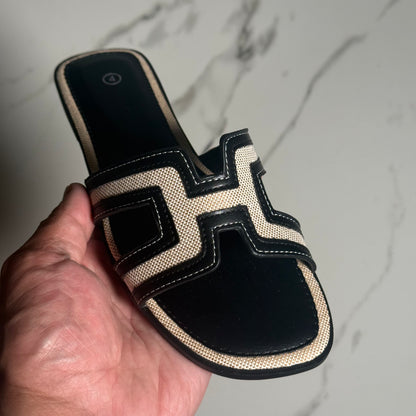 Gina Sandal - Black