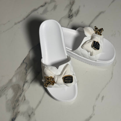 Hayley Slide - White
