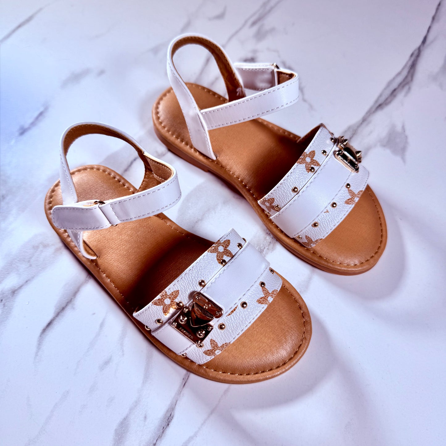 Sienna Kids Sandals - White