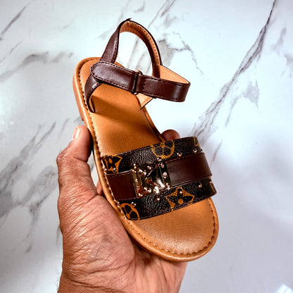 Sienna Kids Sandals – Brown