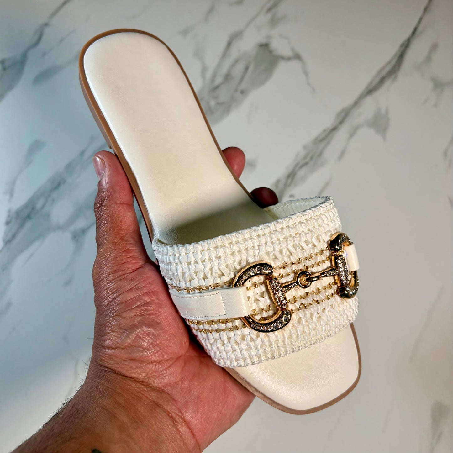 Juliet Sandal - White