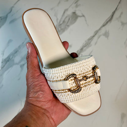 Juliet Sandal - White