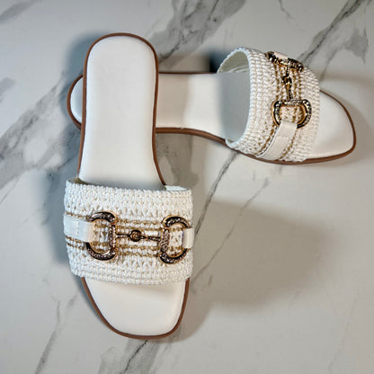 Juliet Sandal - White